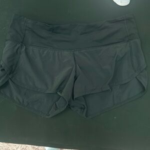 Lululemon speed up shorts 2.5 inches